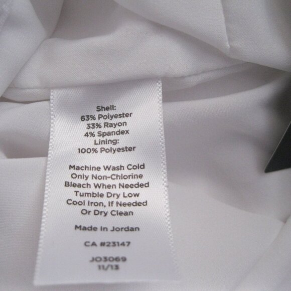 Talbots Petites Pants. Size 2P. White. New with Tags. - Picture 8 of 12